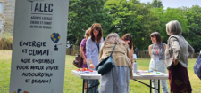 Stand super bazar au printemps citoyen -Acigné, mai 2023